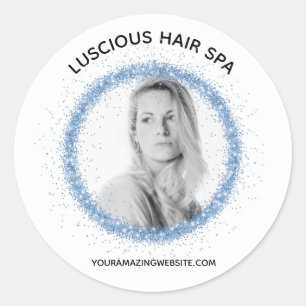 *~* LOGO FOTO UPLOAD Productlabel Envelop Seal Ronde Sticker