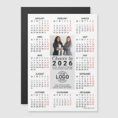 Logo Fotocontactkalender 2026 Magnetische Kaart (Voorkant / Achterkant)