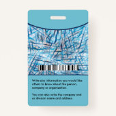 Logo Fotonaambalk werknemer Badge (Achterkant)