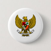logo garuda ronde button 5,7 cm (Voorkant)