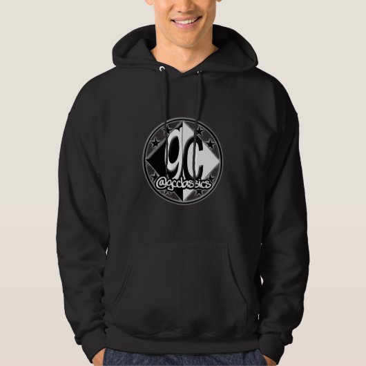 Logo GC Classic Sweat - shirt à capuche noir (Devant)