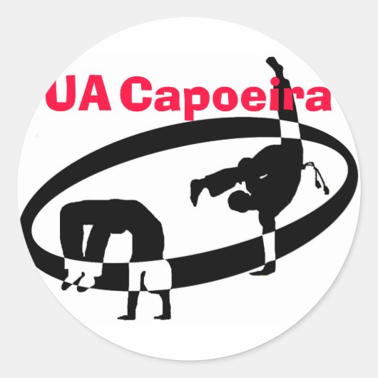 logo geen tekst, UA, Capoeira Ronde Sticker (Voorkant)