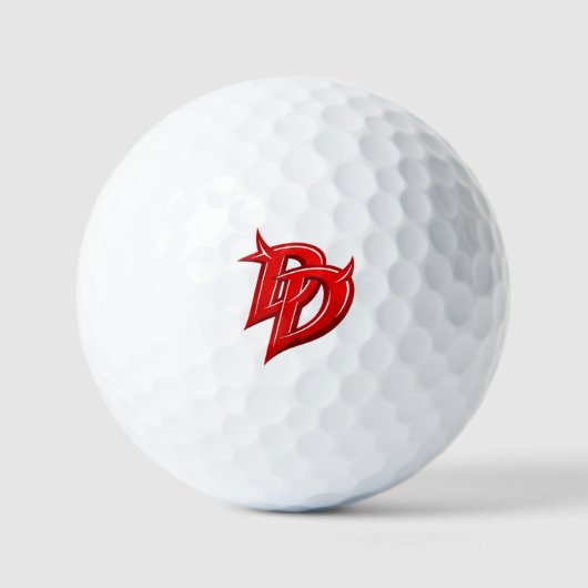 Logo geïnspireerd door Daredevil Golfballen (Voorkant)