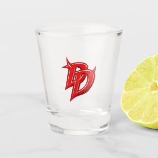 Logo geïnspireerd door Daredevil Shot Glas