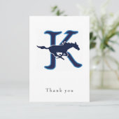 Logo Gepersonaliseerde naam Bedankkaart (Staand voorkant)