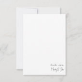 Logo Gepersonaliseerde naam Bedankkaart (Achterkant)