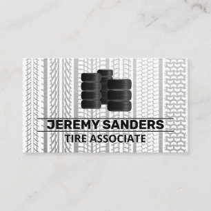 Logo gestapelde banden   Bandmerken Visitekaartje