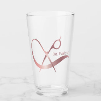 Logo Glass for Be. Parlor. Glas