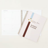 Logo Gold Brown Stripes tendance (Devant avec enveloppe)