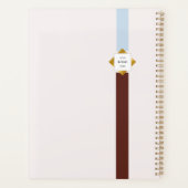 Logo Gold Brown Stripes tendance (Dos)