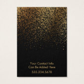 Logo Gold Confetti Black Porte-oreille Écran (Dos)