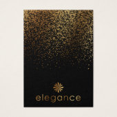 Logo Gold Confetti Black Porte-oreille Écran (Devant)