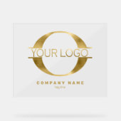 Logo Gold Foil/Bk ID810 Acryl Bord (Voorkant)