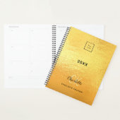 Logo Gold Monogram initialen Business 2025 Planner (Display)