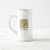 Logo Gold Qr Code Business Branding Barware simpel Bierpul (Links)
