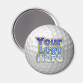 Logo Golf Ball Magnet (Recto/Verso)