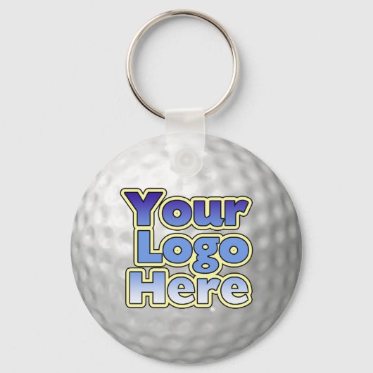 Logo Golf Ball Sleutelhanger (Voorkant)