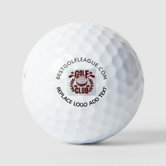 Logo Golf League Golf Club Golfballen (Voorkant)