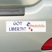 logo, GOT LIBERTY? Bumpersticker (Op auto)