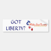 logo, GOT LIBERTY? Bumpersticker (Voorkant)