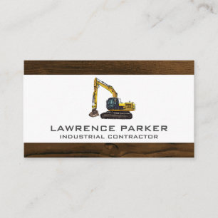 Logo graafmachine bouwvoertuig visitekaartje