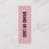 Logo Hang Label Kleding Label Swing QR Code (Voorkant)