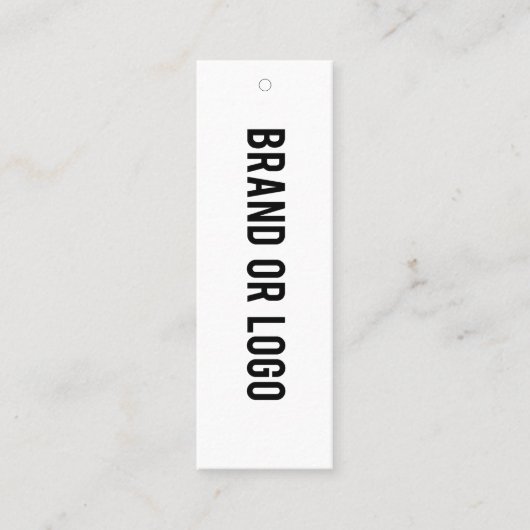 Logo Hang Label Kleding Label Swing QR Code (Voorkant)