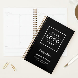 Logo Hebdomadaire Entreprise Noir Marque