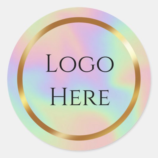 Logo hier ronde sticker (Voorkant)