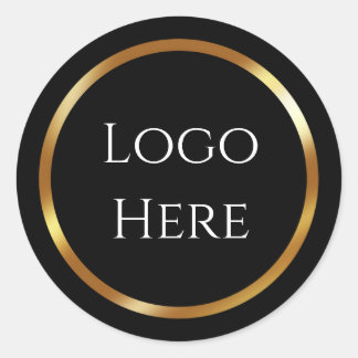 Logo hier ronde sticker