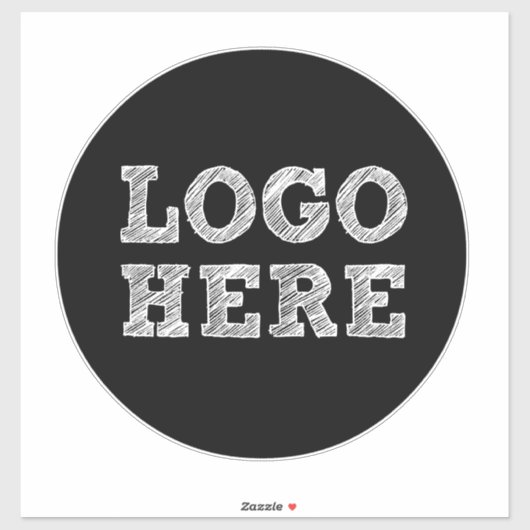 Logo hier sticker (Vel)