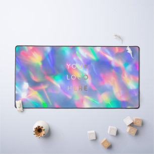 Logo Holographique Iridescente Ultra Moderne