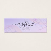 Logo holographique moderne et élégant (Devant)