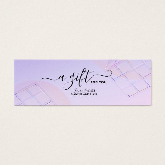 Logo holographique moderne et élégant (Devant)