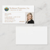 Logo Horizon Agent Immobilier Carte de visite phot (Devant / Derrière)