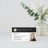 Logo Horizon Carte de visite de photos immobilière (Debout devant)