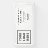 Logo, horizontale , kleine Sjabloon Spandoek (Verticaal)