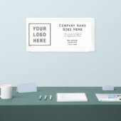 Logo, horizontale , kleine Sjabloon Spandoek (Beurs)