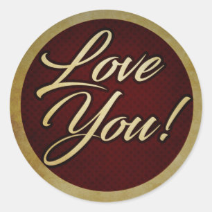 Logo - Hou van je! Ronde Sticker