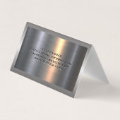 Logo | Hout-thuiszout en -hamer Visitekaartjes (Achterkant)