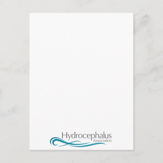Logo Hydrocephalus Association Briefkaart (Voorkant)