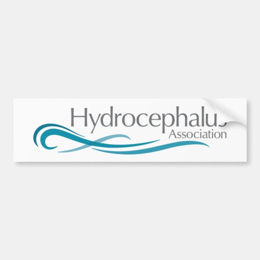 Logo Hydrocephalus Association Bumpersticker (Voorkant)