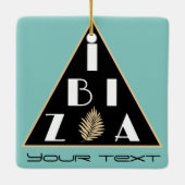 Logo Ibiza Espagne décoration moderne (Dos)