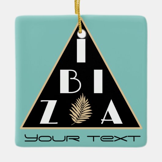 Logo Ibiza Espagne décoration moderne (Devant)