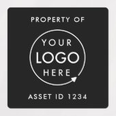 LOGO ID | Eigendom van bedrijf Business Black Labels (Design 2)