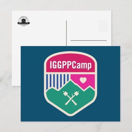 Logo IGGPPCamp Carte postale (Devant / Derrière)