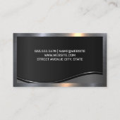 Logo immobilier | Carte de visite de code QR (Dos)