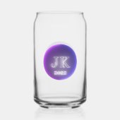 Logo imprimé en verre Can JK 2022 rose violet (Verso)
