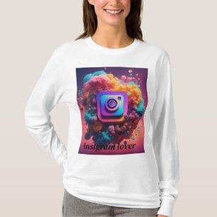 Logo Instagram Dreamy Watercolor T-shirt