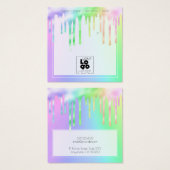 Logo Iridescente Slime Drivers Earring Display Car (Devant & derrière)